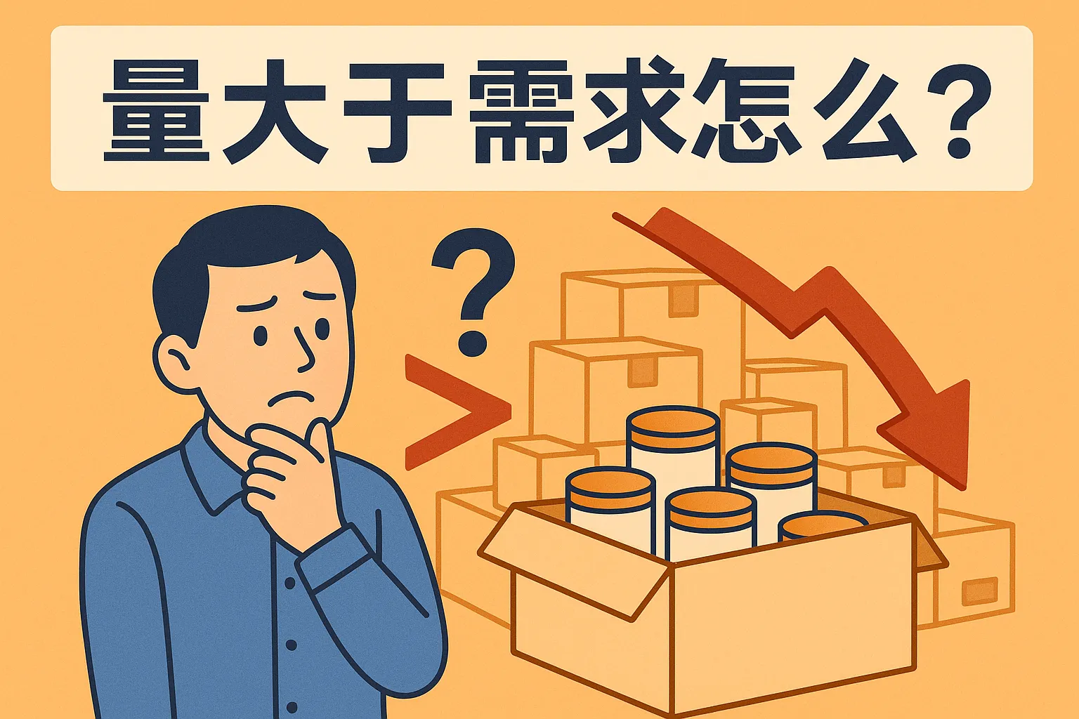 量大于需求怎么办