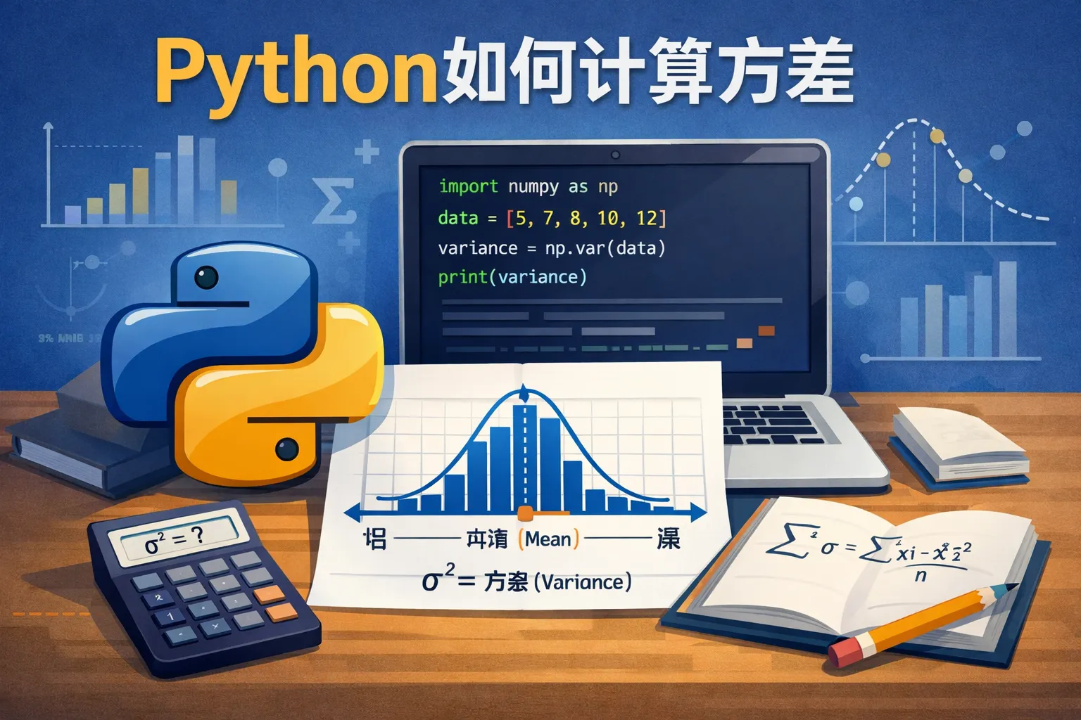 python如何计方差