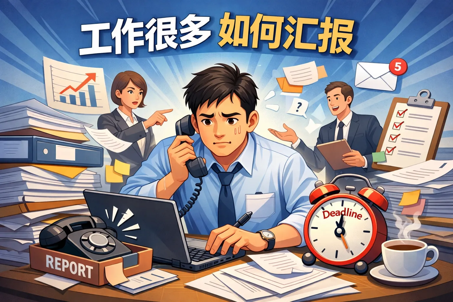 工作很多如何汇报