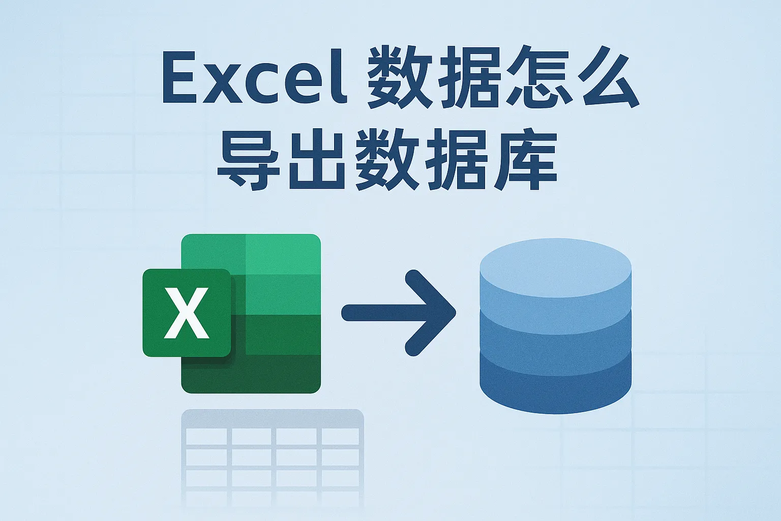 excel 数据怎么导出数据库