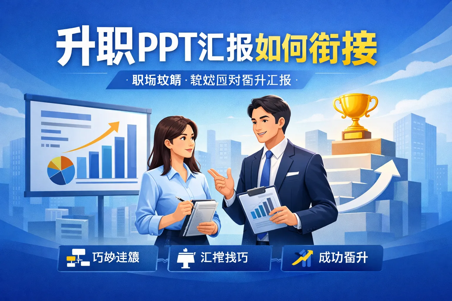 升职ppt汇报如何衔接