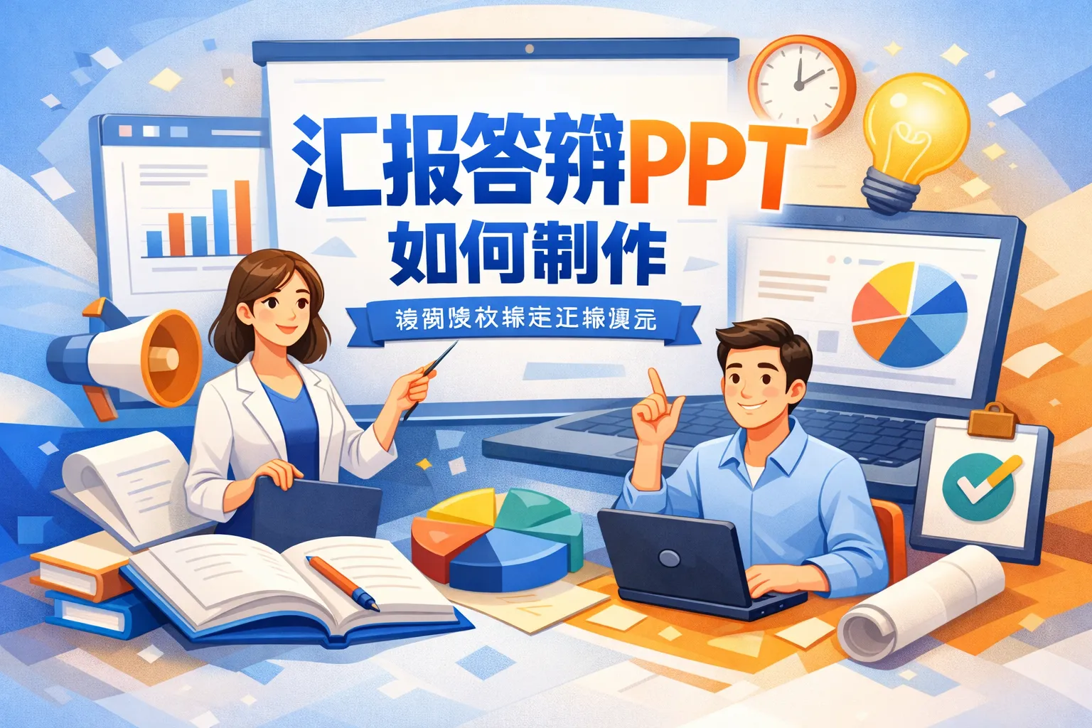 汇报答辩ppt如何制作