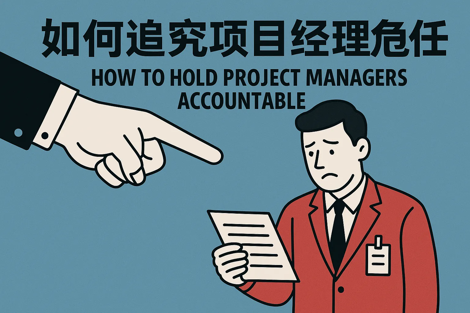 如何追究项目经理的责任