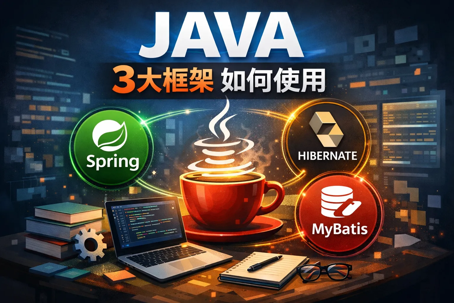 java 3大框架 如何使用