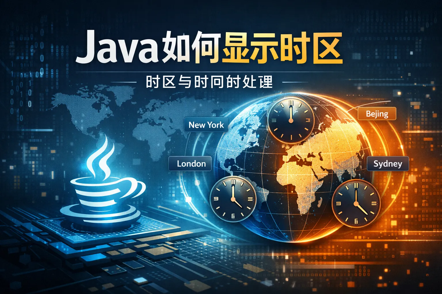 Java如何显示时区