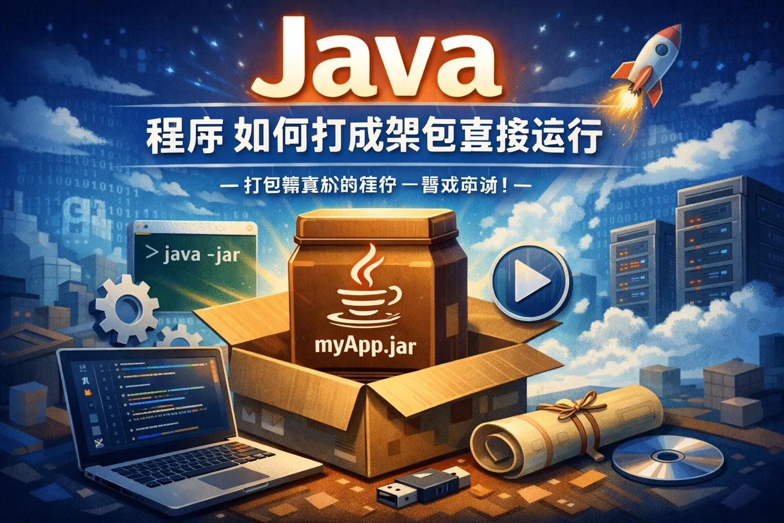 java程序如何打成架包直接运行