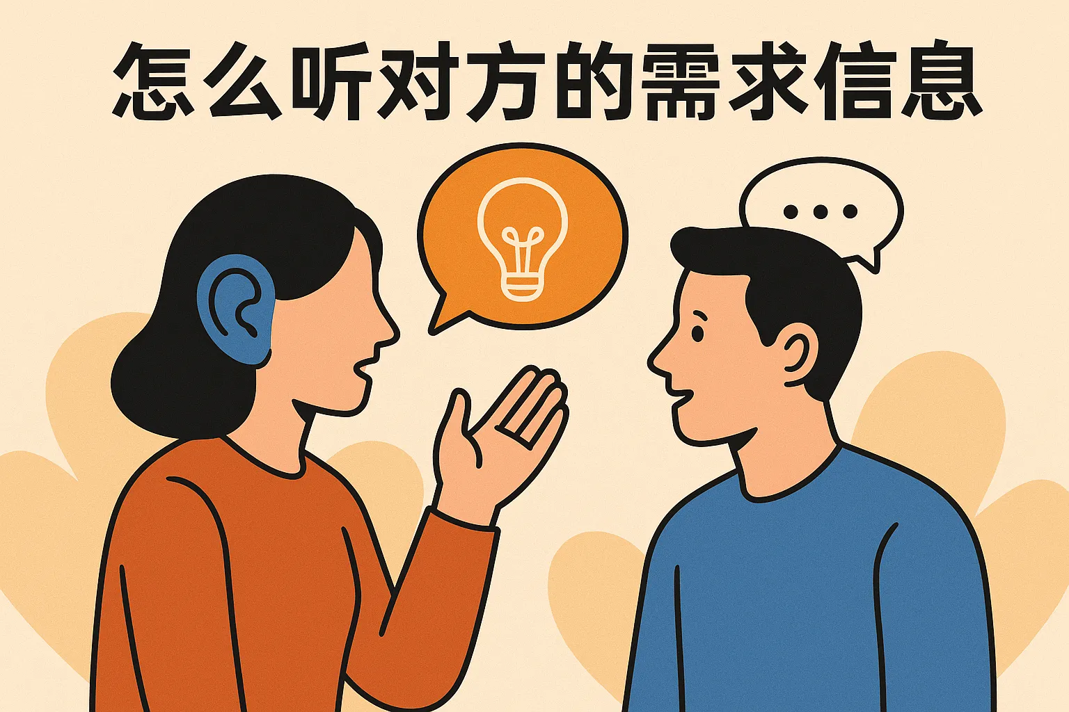 怎么听对方的需求信息