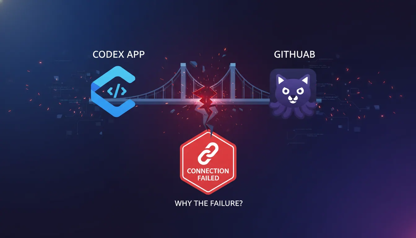 Codex App 为什么连接 GitHub 失败