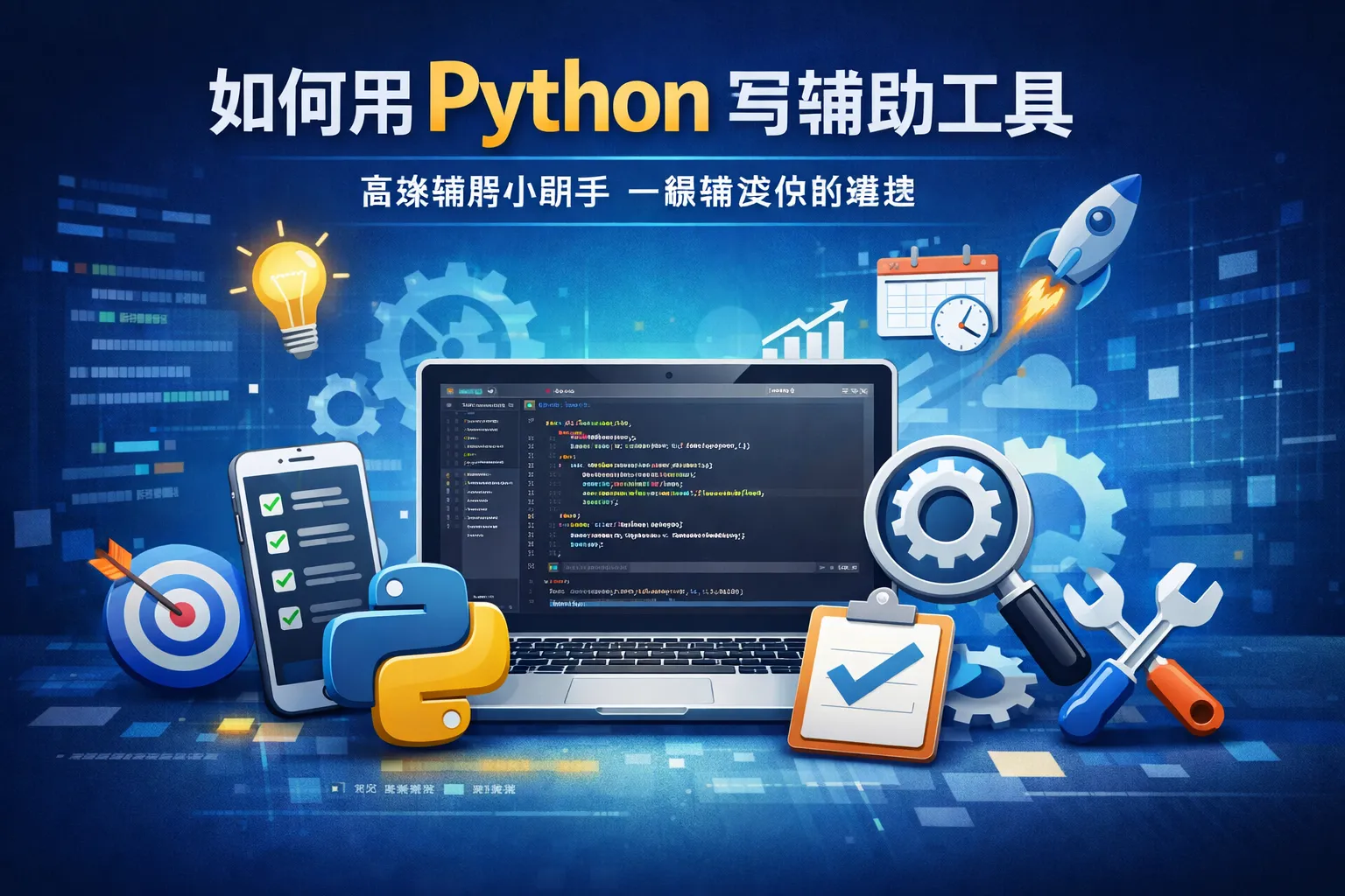 如何用python写辅助工具