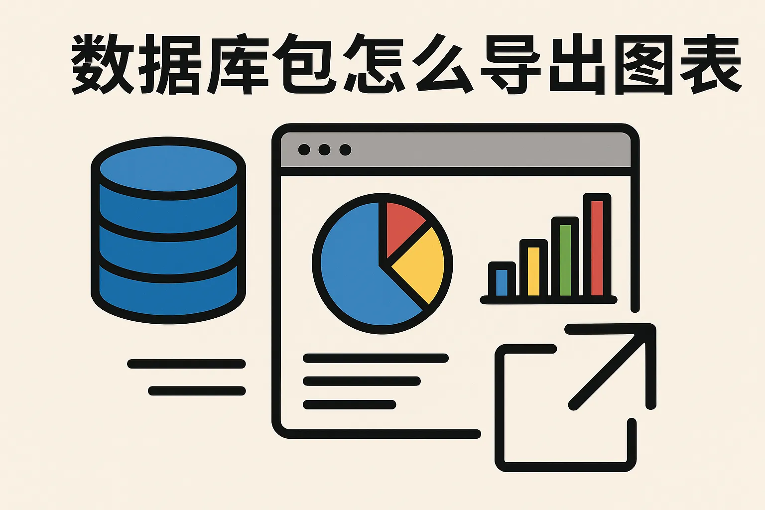 数据库包怎么导出图表