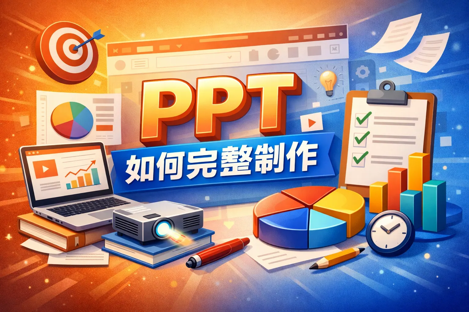 ppt如何完整制作
