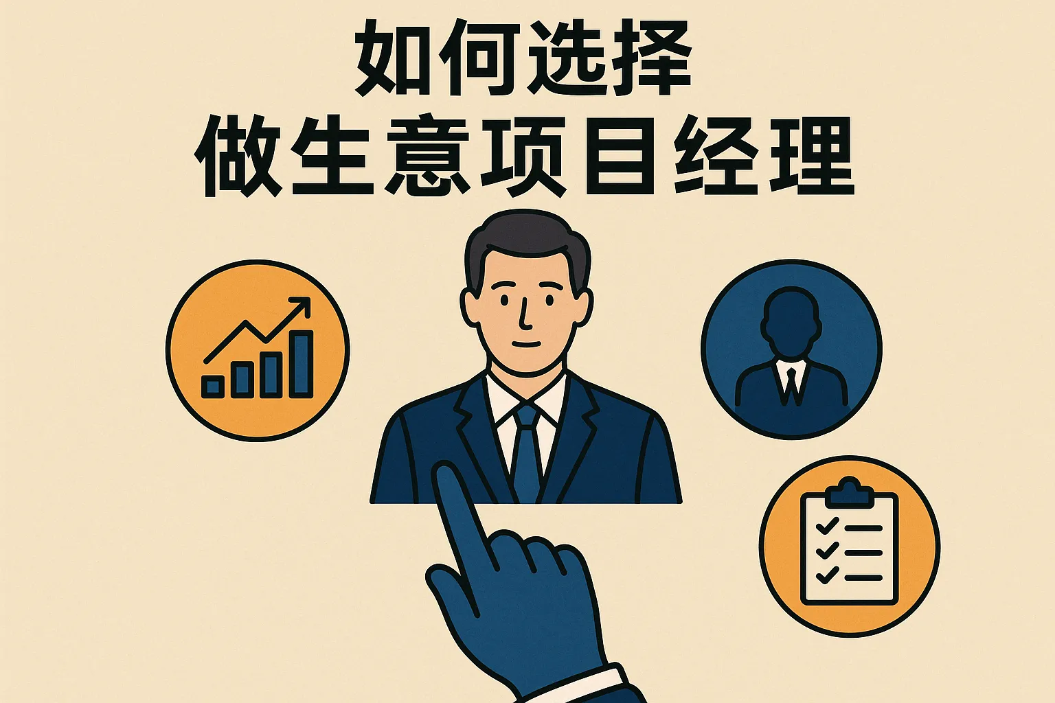 如何选择做生意项目经理