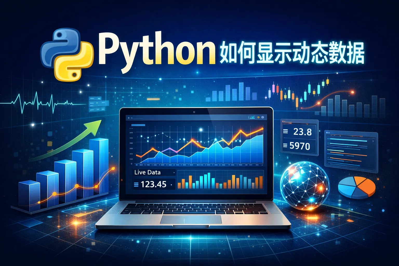 python如何显示动态数据
