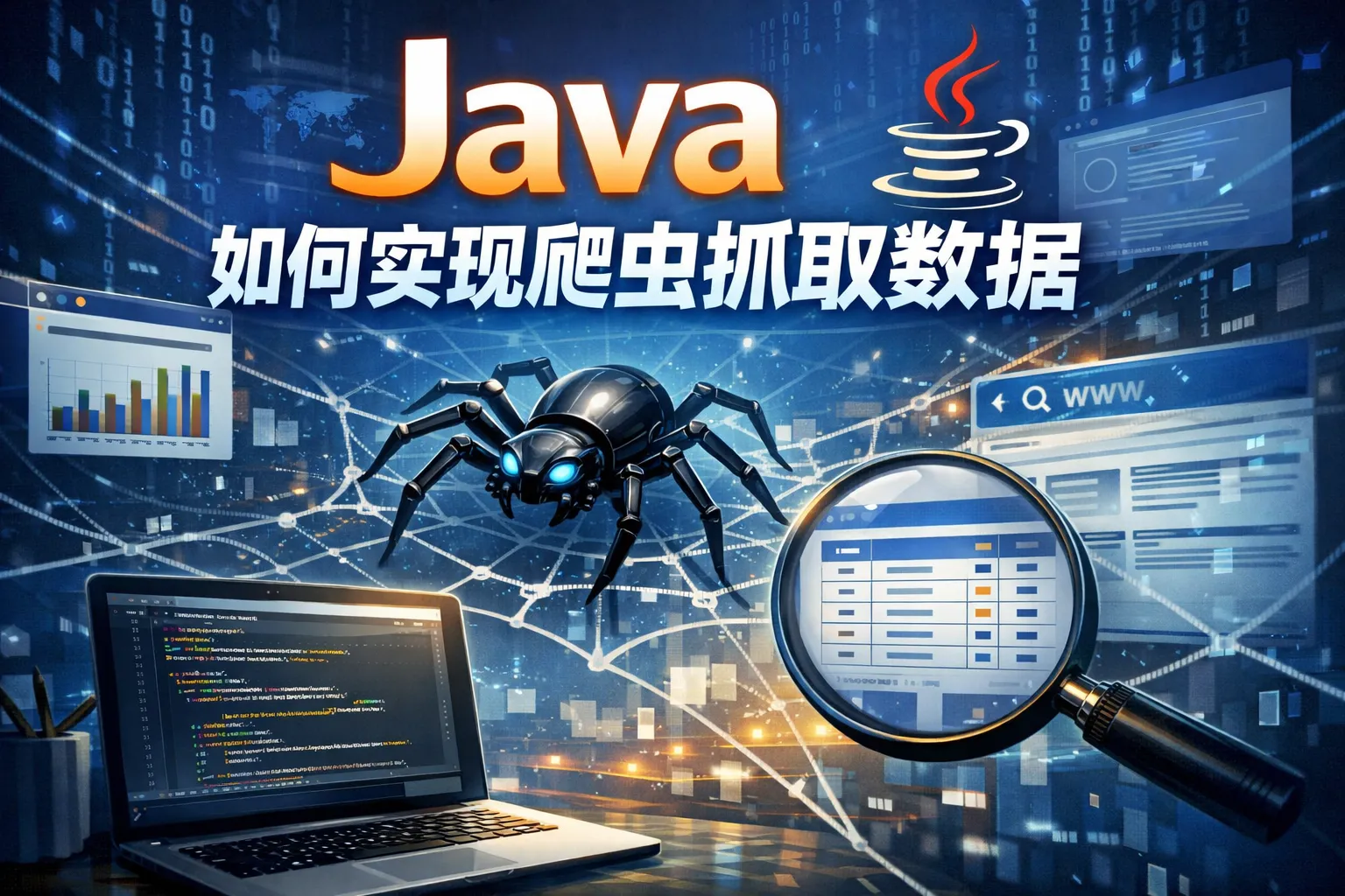 java如何实现爬虫抓取数据