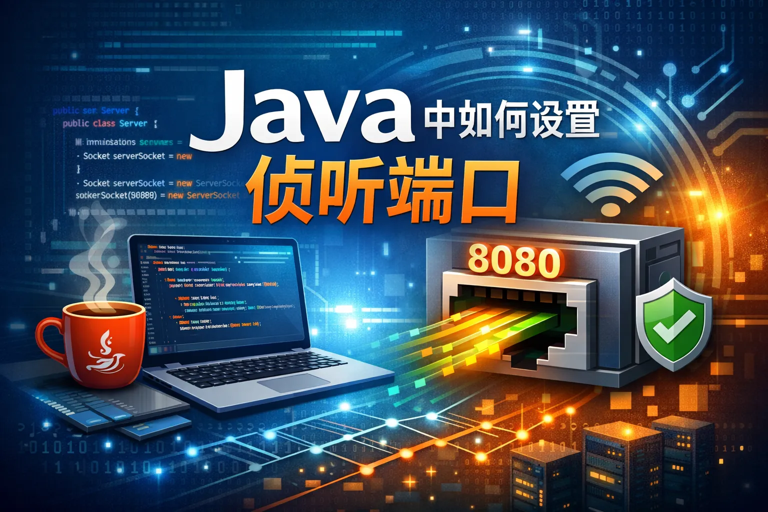 java中如何设置侦听端口