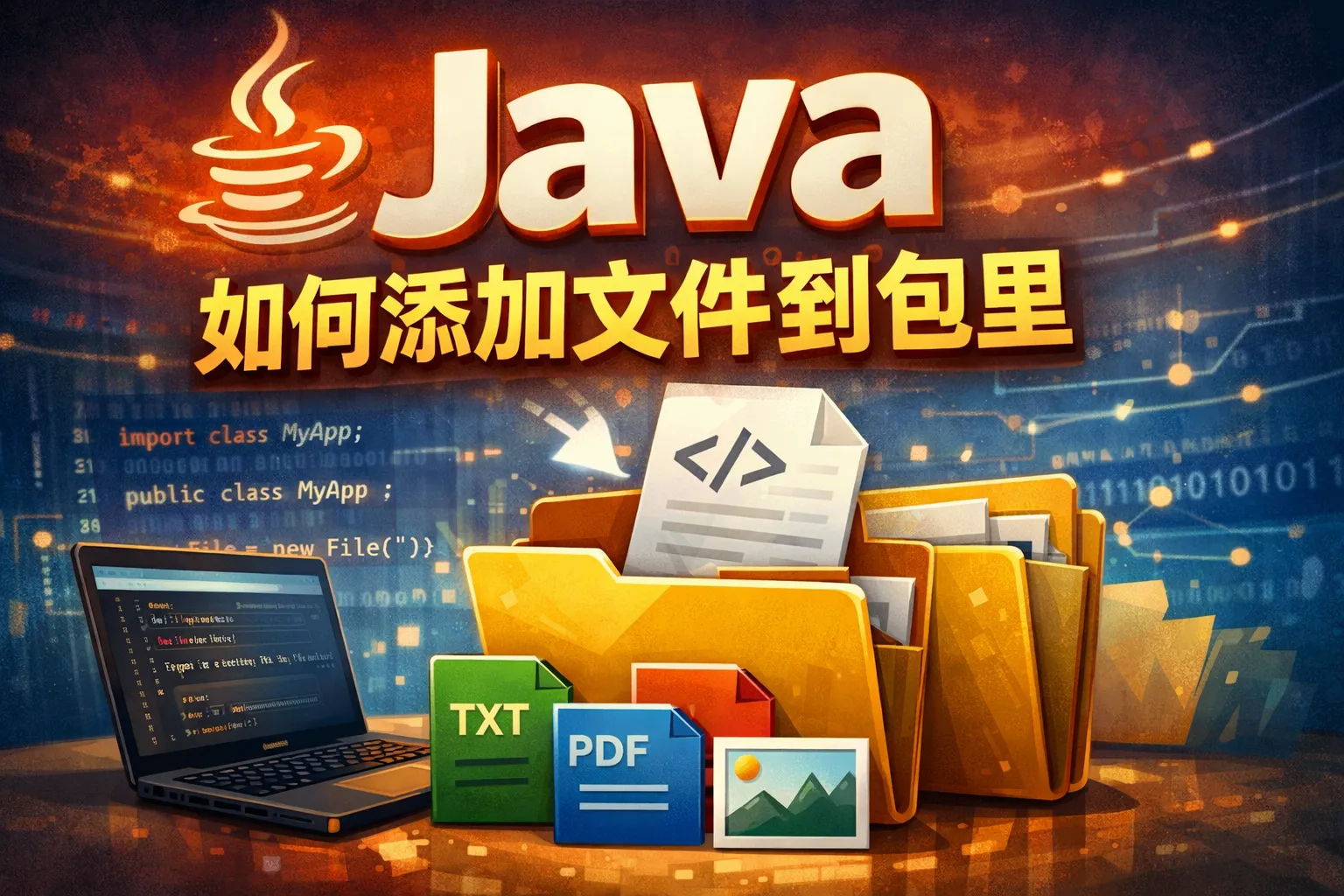 Java如何添加文件到包里
