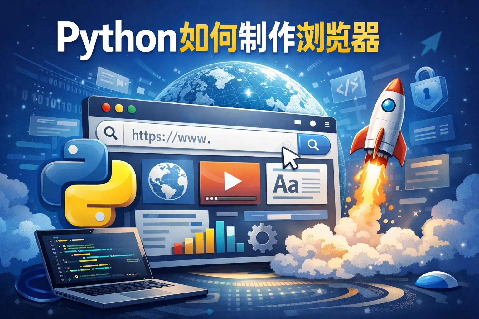 python如何制作浏览器