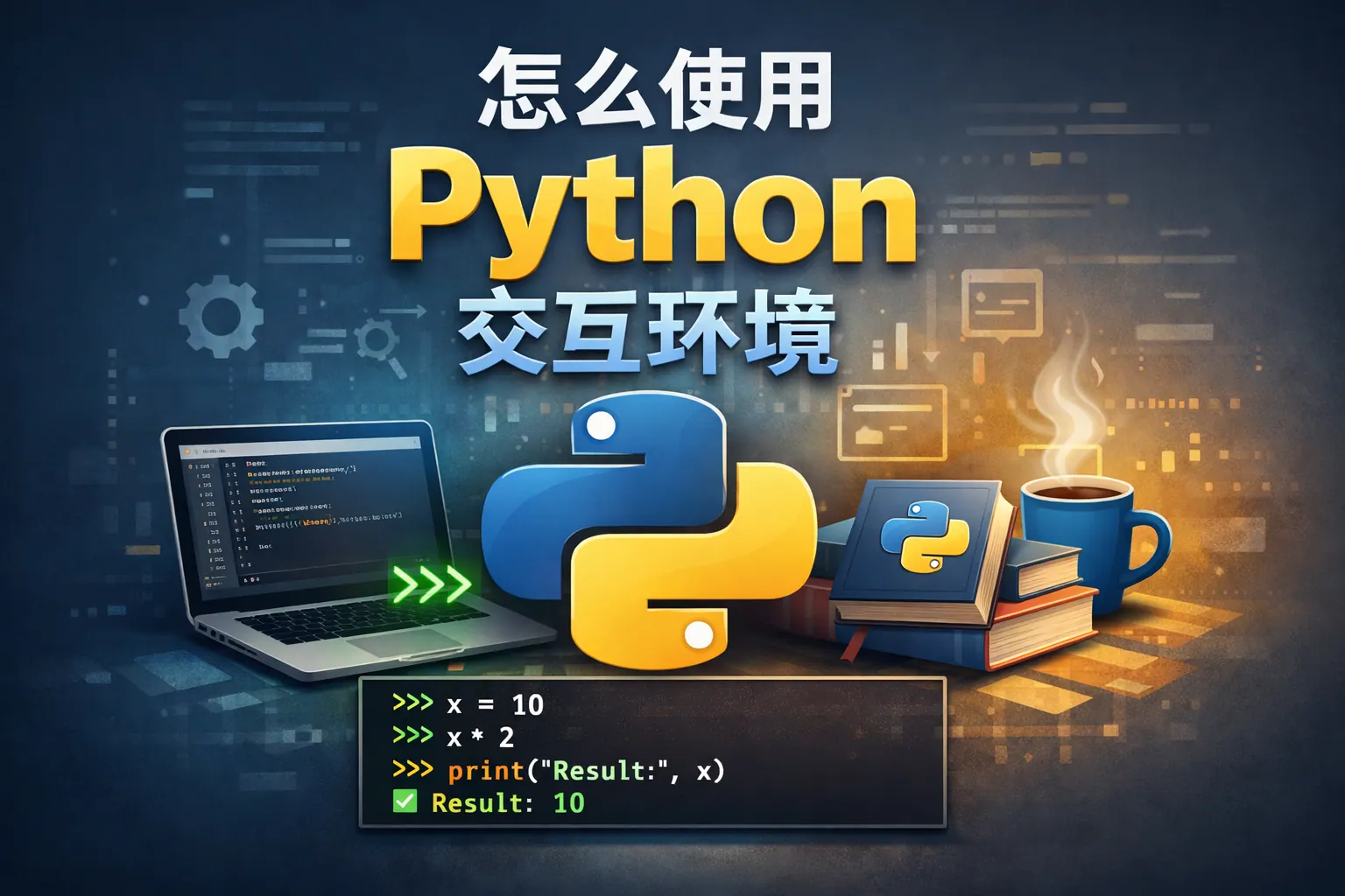 怎么使用python交互环境