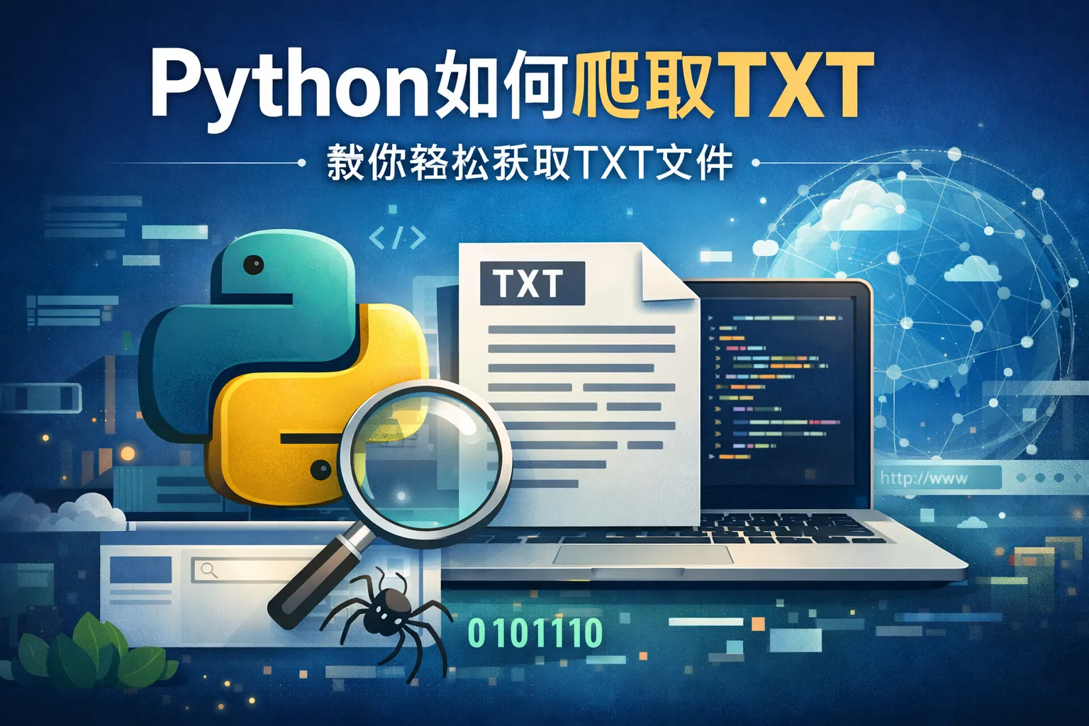 python如何爬取txt