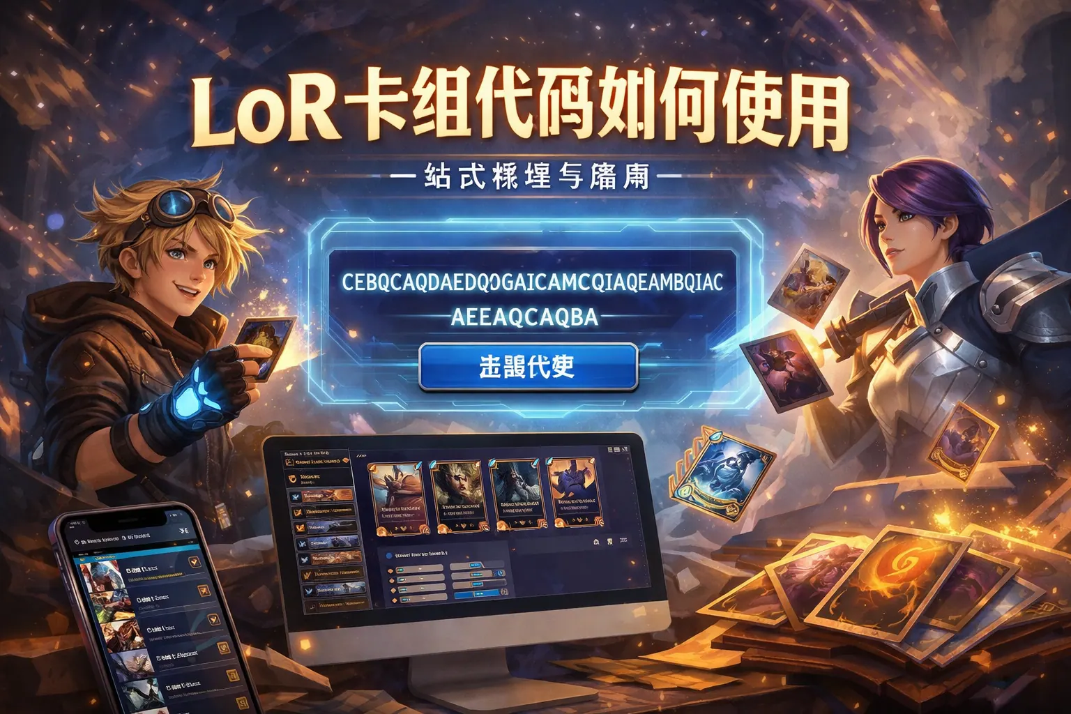 lor卡组代码如何使用