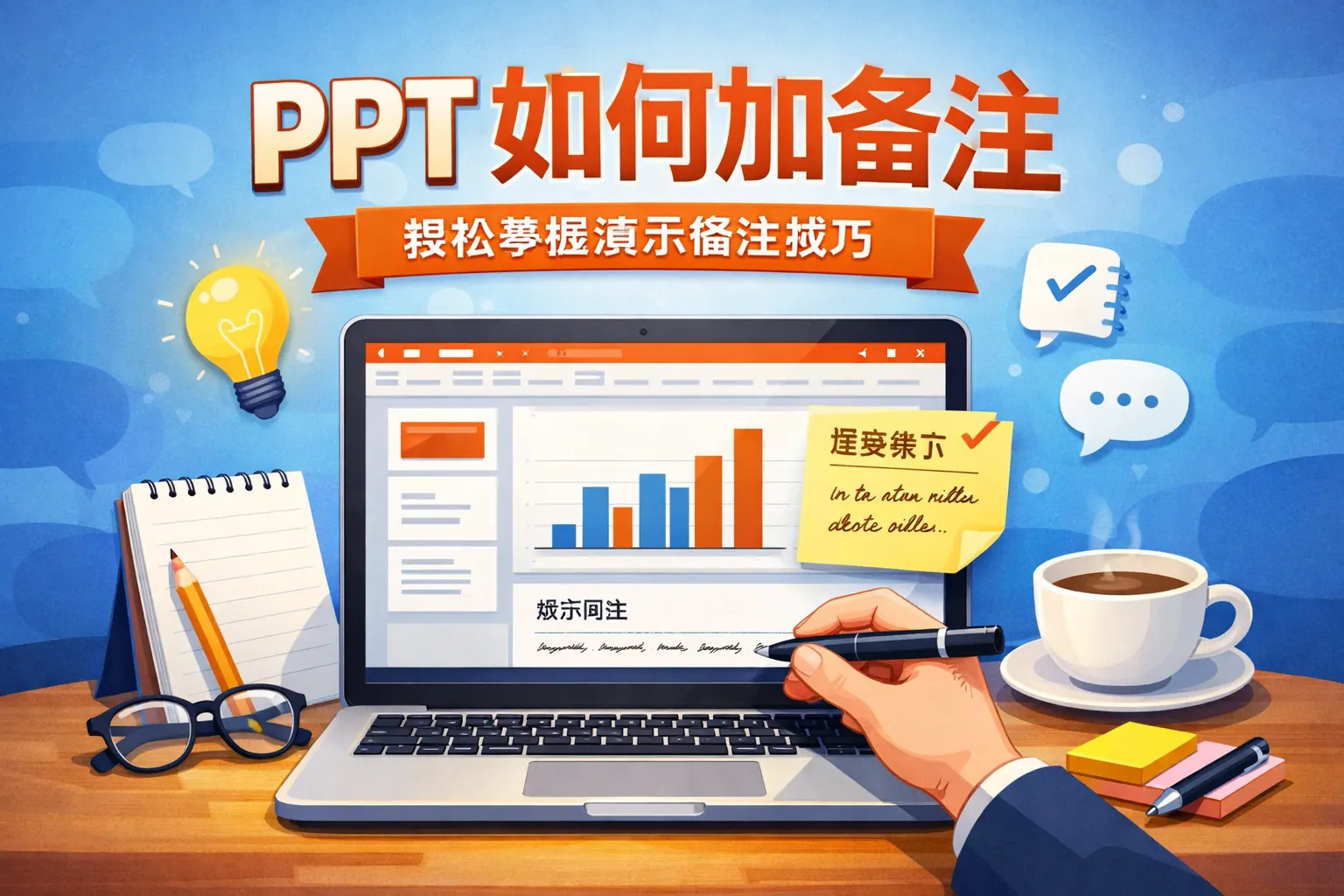 ppt 如何加备注