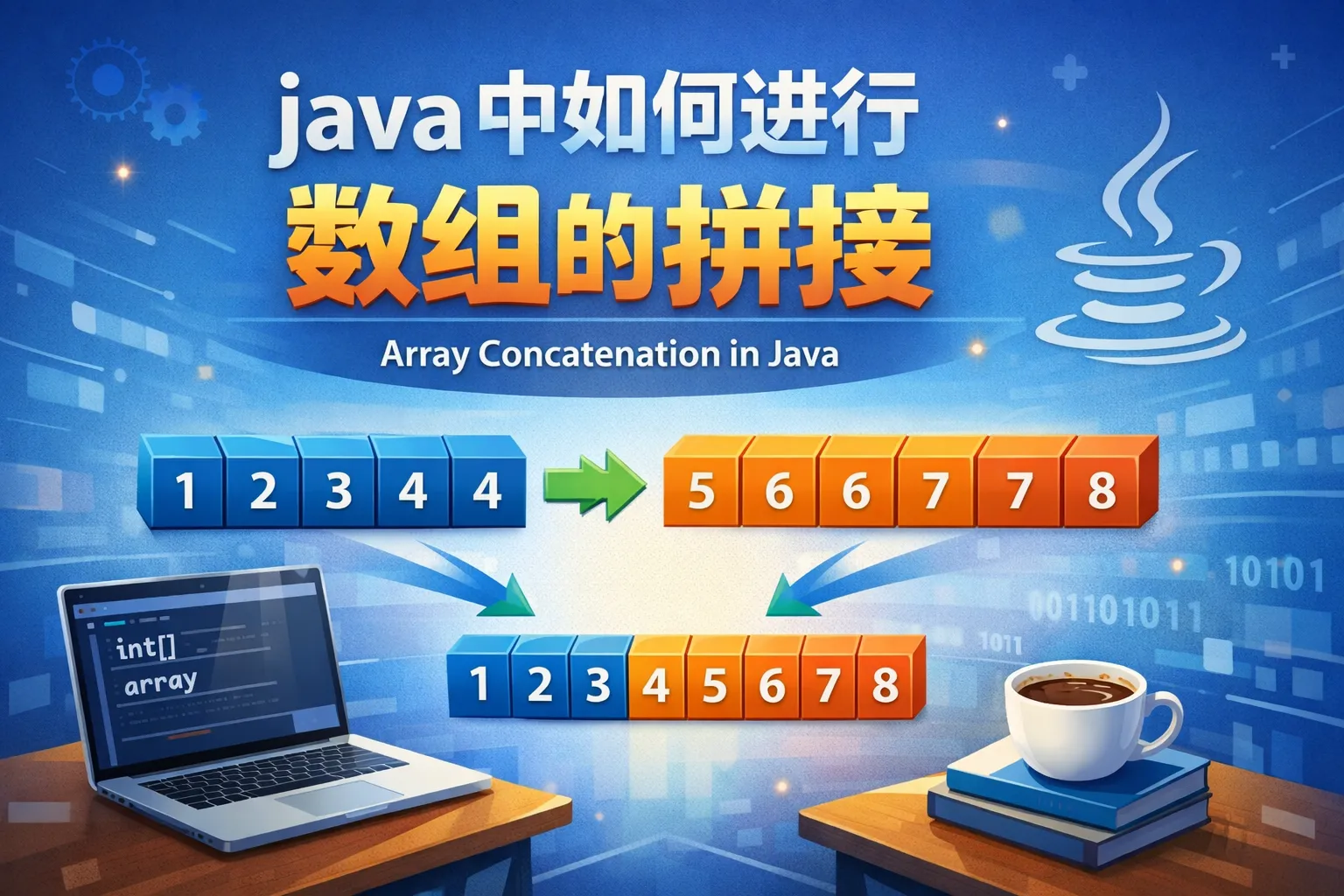 java中如何进行数组的拼接