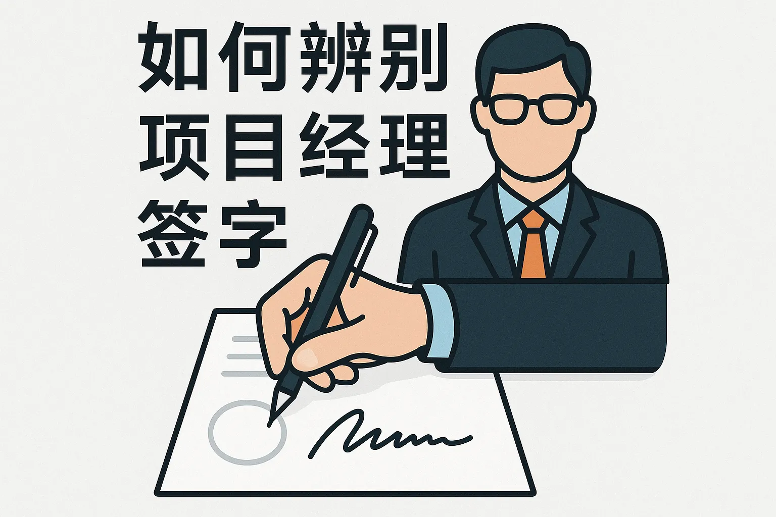 如何辨别项目经理签字