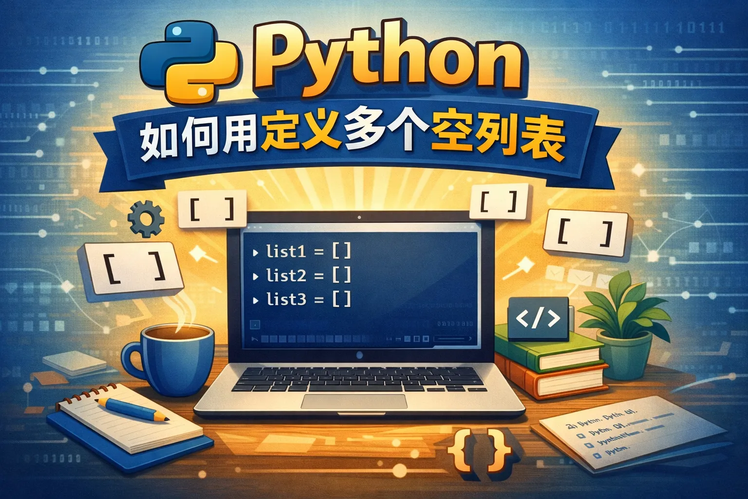 python如何用定义多个空列表