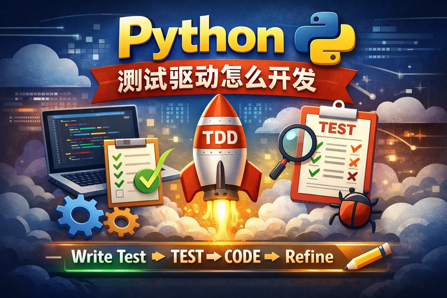 python测试驱动怎么开发