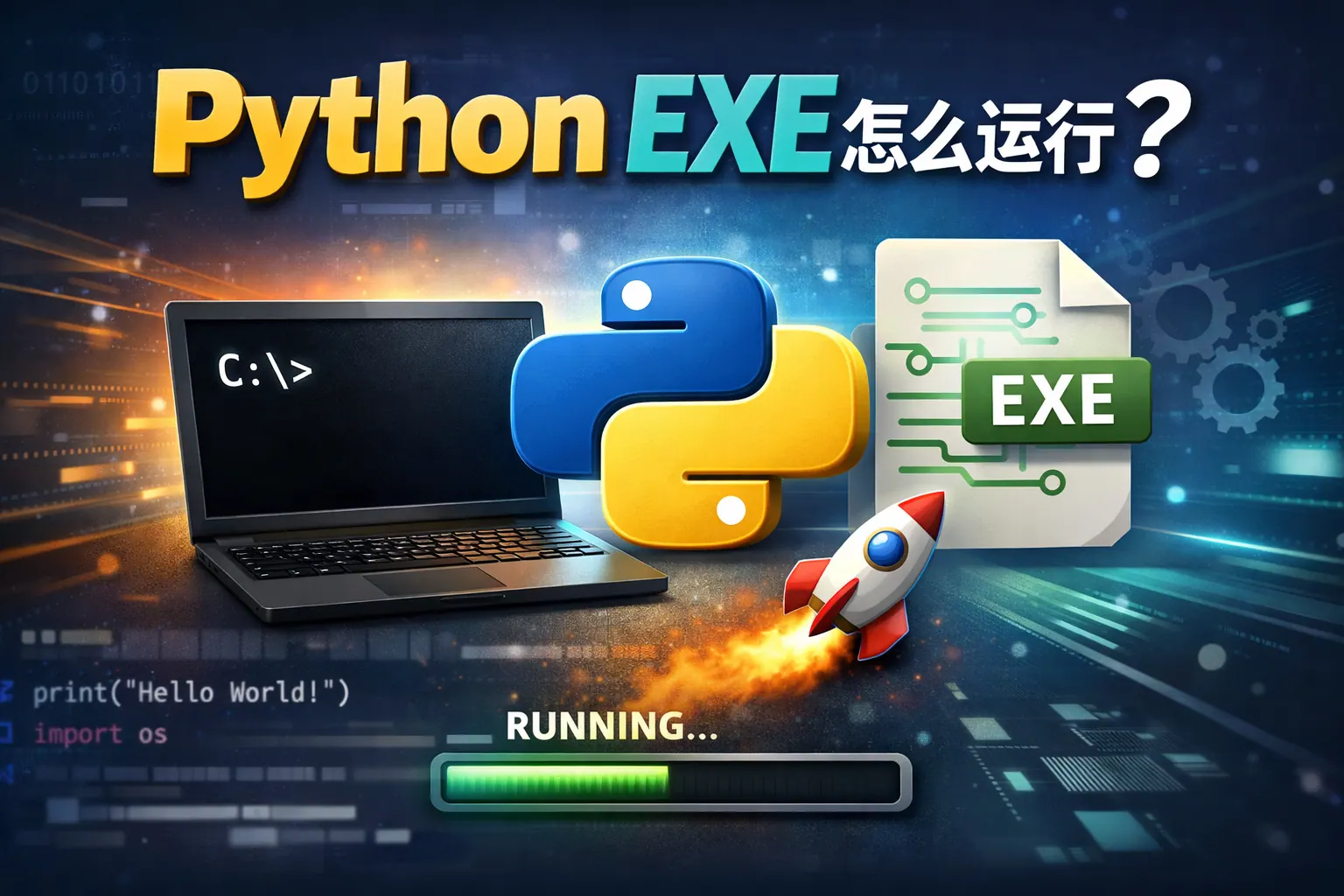 python exe怎么运行