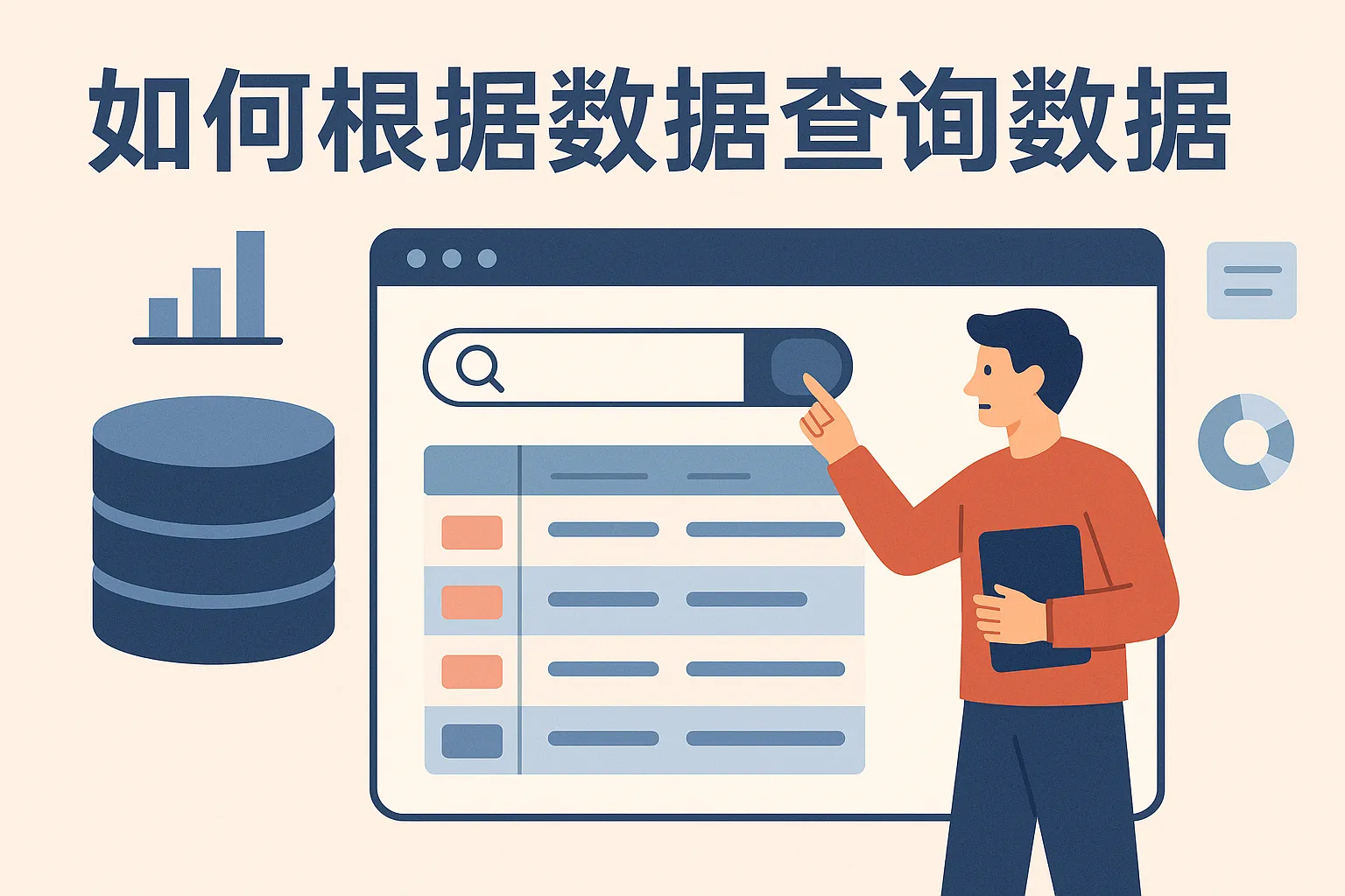 怎么根据数据库查询数据