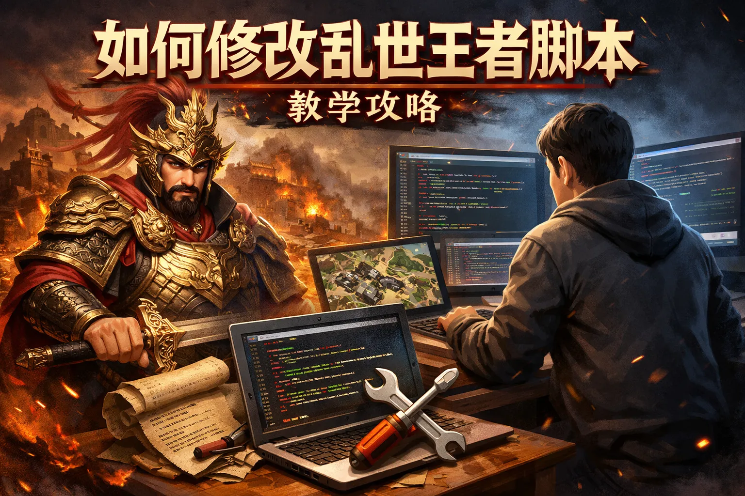 如何修改乱世王者脚本