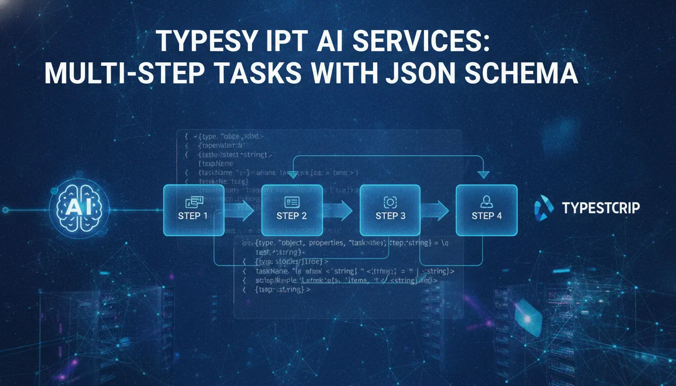 TypeScript AI 服务端实现多步骤任务时 JSON Schema 该怎么封装