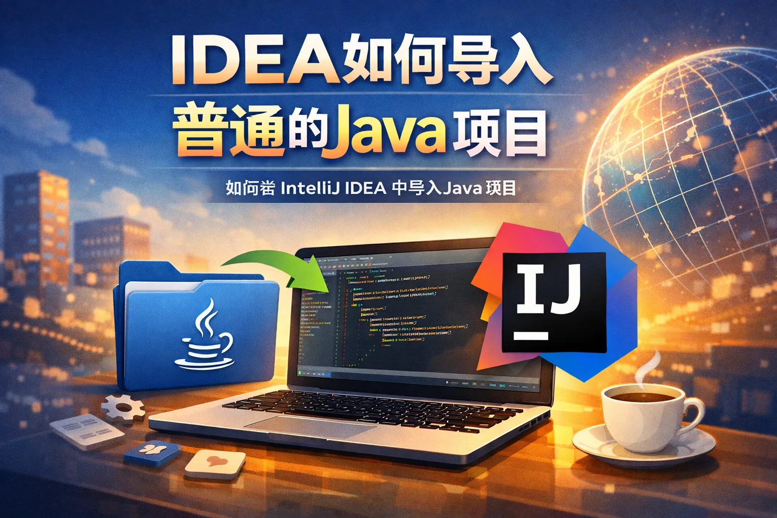 IDEA如何导入普通的java项目