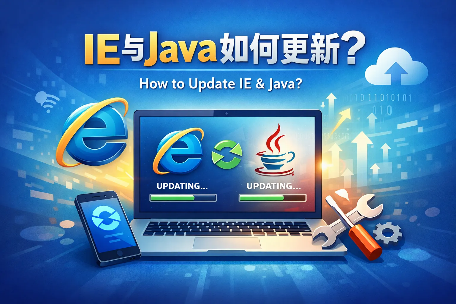 ie java如何更新