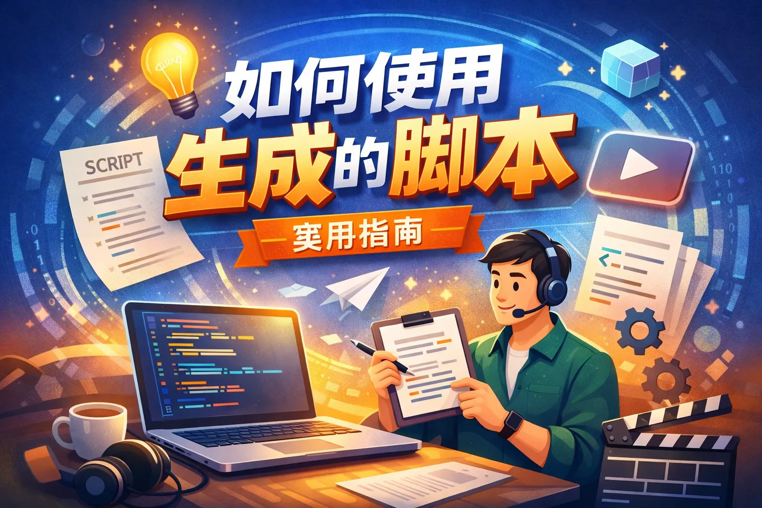 如何使用生成的脚本