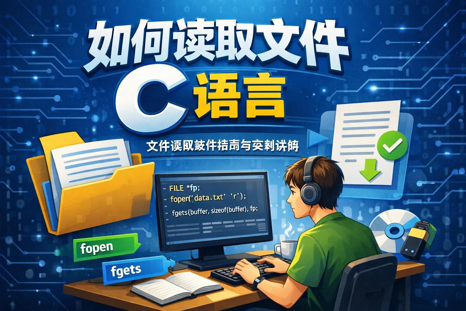 如何读取文件C语言