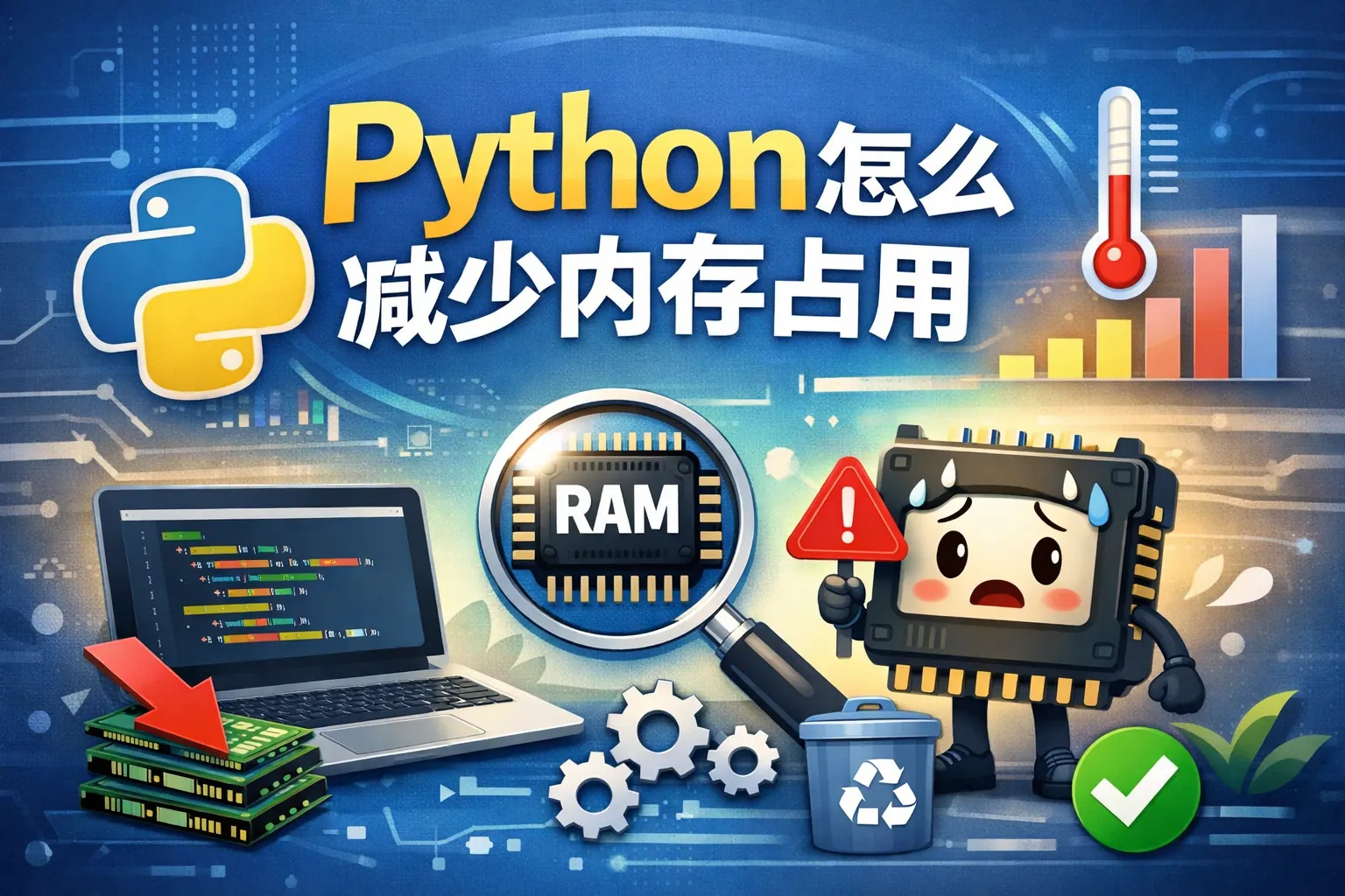 python怎么减少内存占用