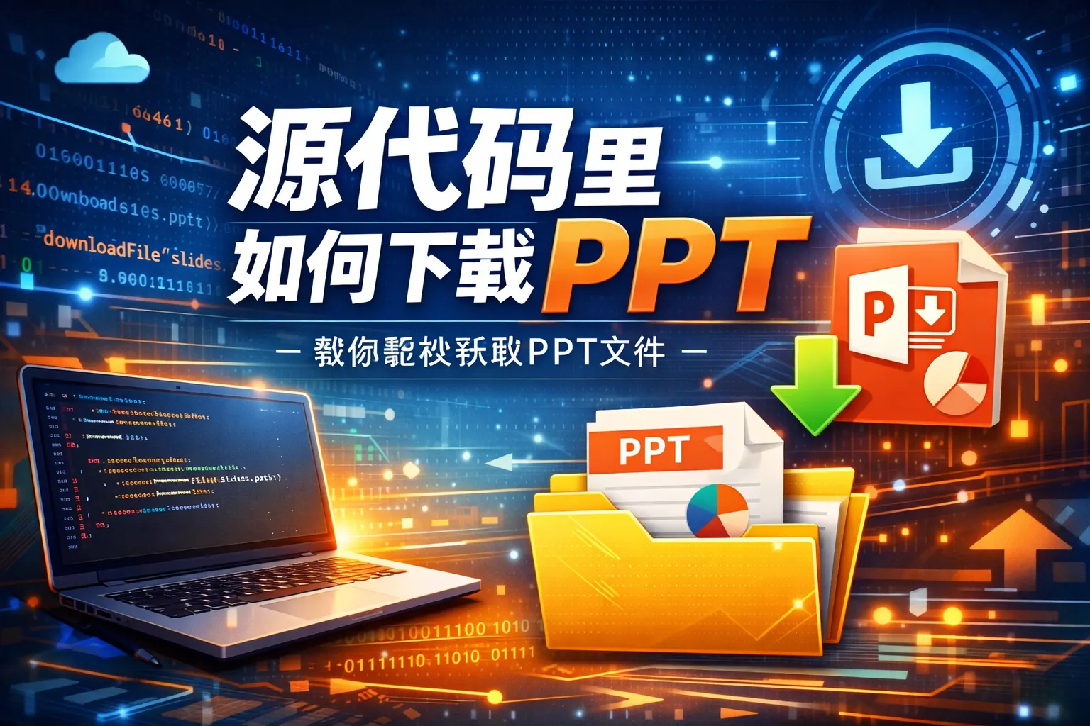 源代码里如何下载ppt