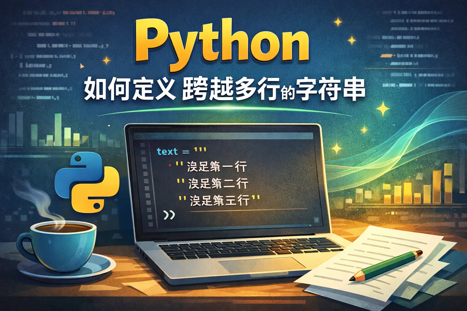 python如何定义跨越多行的字符串