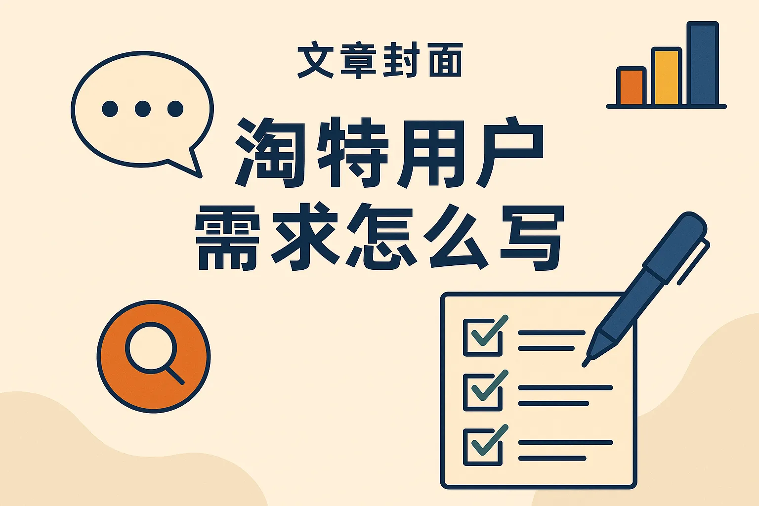 淘特用户需求怎么写