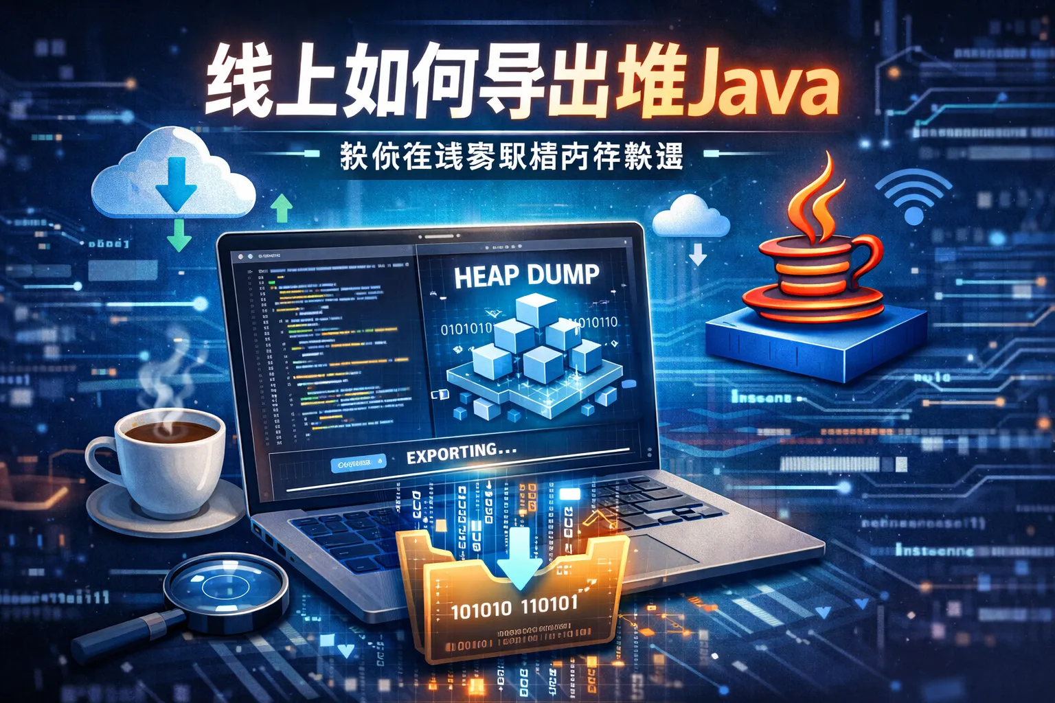 线上如何导出堆Java