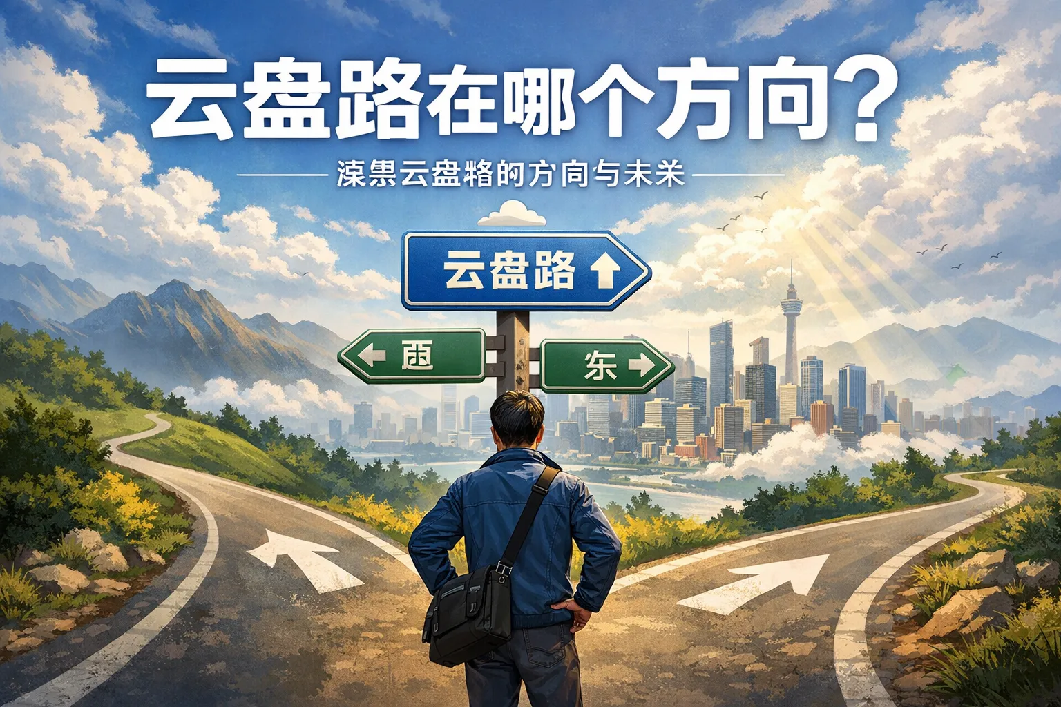 云盘路在哪个方向