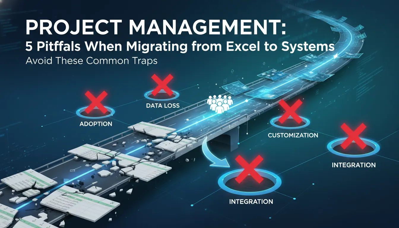 项目管理从 Excel 迁到系统要注意什么?这5个坑要避开