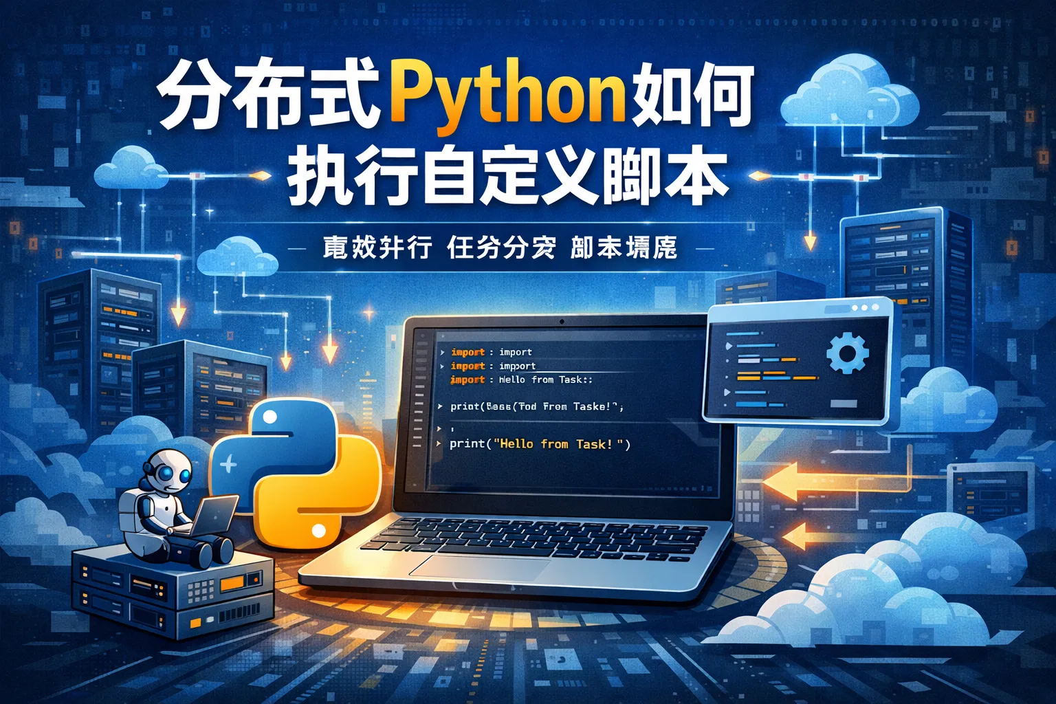 分布式python如何执行自定义脚本