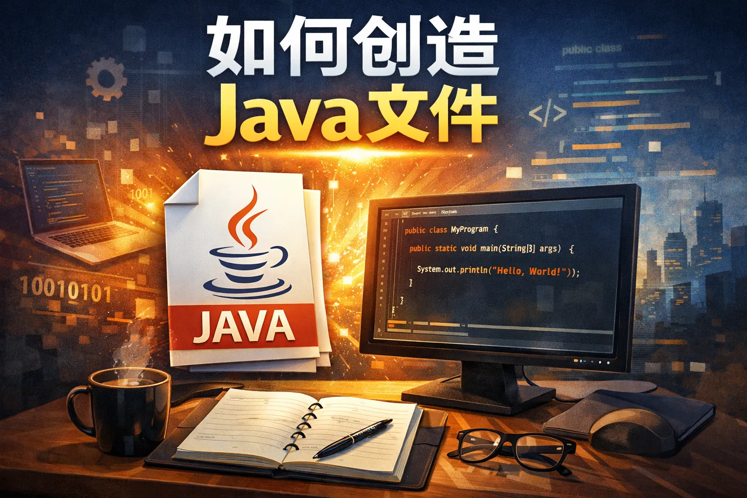 如何创造java文件