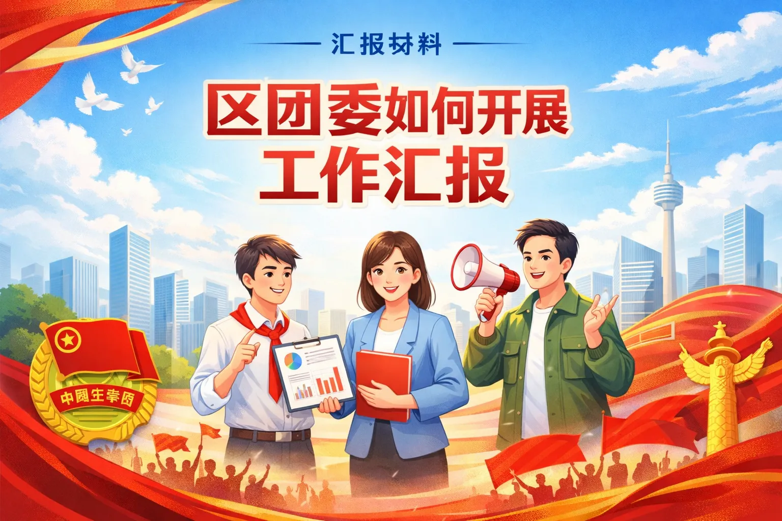 区团委如何开展工作汇报