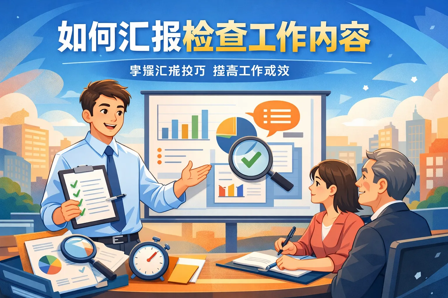 如何汇报检查工作内容