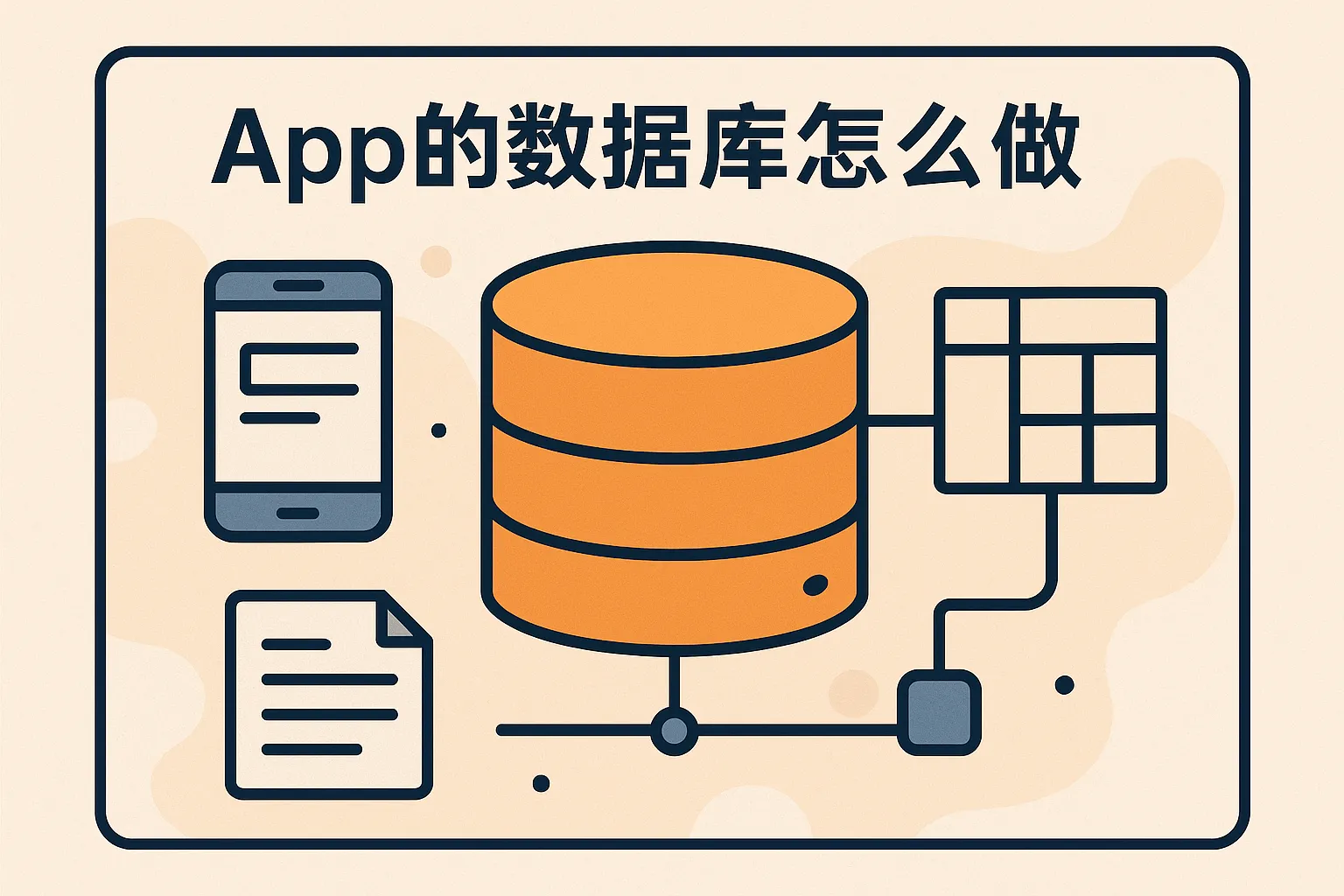 app的数据库怎么做