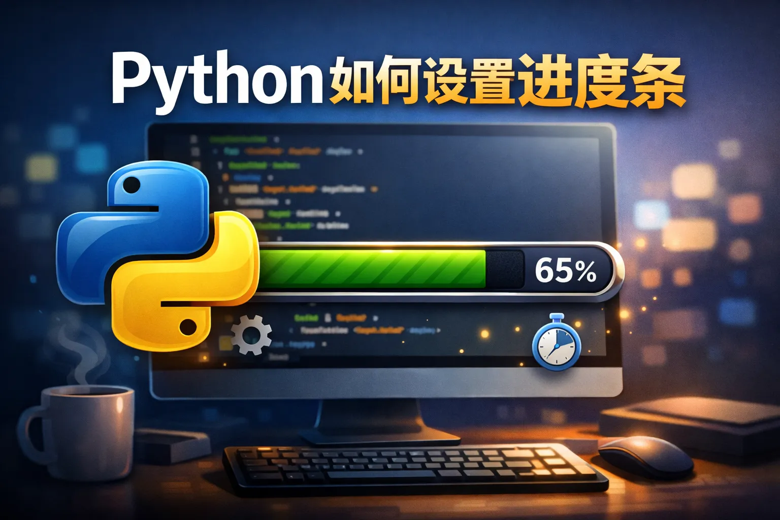 python如何设置进度条